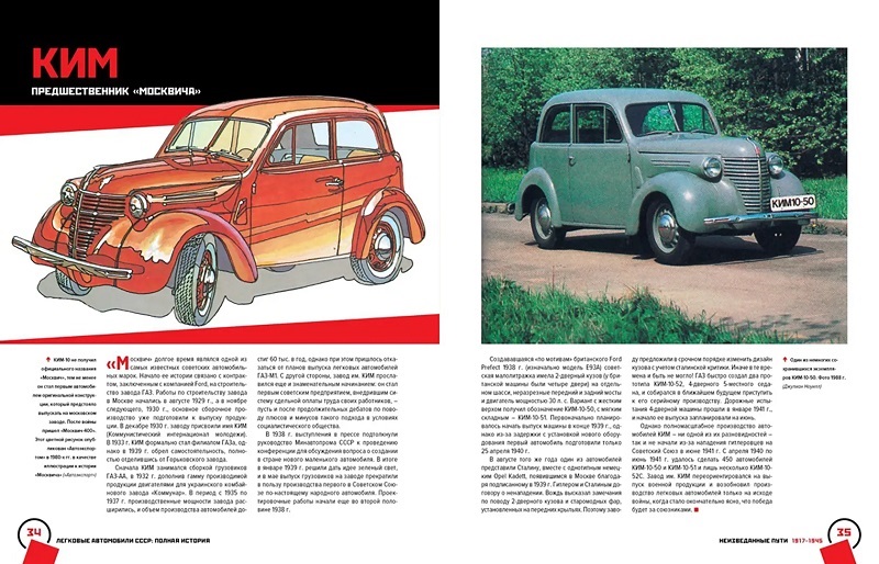 OBK-045 Легковые автомобили СССР. Полная история (Автор - Энди Томпсон, М., `Колибри`, 2019, 384 стр. с илл.)