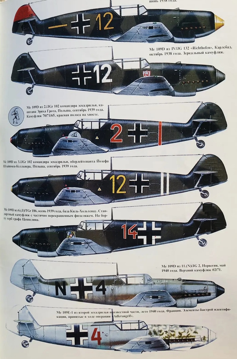 TRN-058 Messerschmitt Bf-109 (Мессершмитт Bf 109). Часть 1. Серия «Война в воздухе» №58