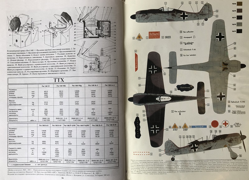 TRN-081 Focke-Wulf FW-190 A/F/G. Часть 2. Серия «Война в воздухе» №81