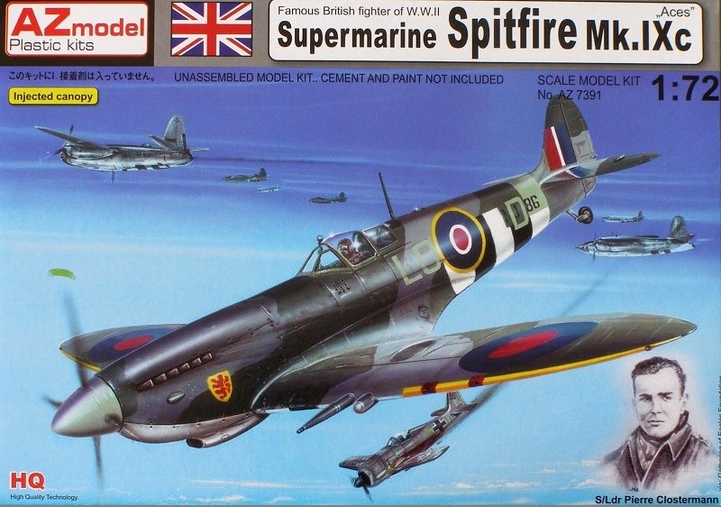 AZM-7391 AZ Model 1/72 Sрitfirе Mk.IXc (сборная модель)  *** SALE !! *** РАСПРОДАЖА !!