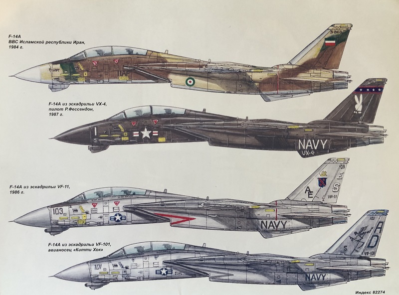AKL-200502 Авиаколлекция 2005 №2 Палубный истребитель F-14 «Томкэт» (Автор - М.В. Никольский)