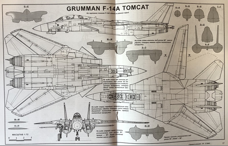 AKL-200502 Авиаколлекция 2005 №2 Палубный истребитель F-14 «Томкэт» (Автор - М.В. Никольский)