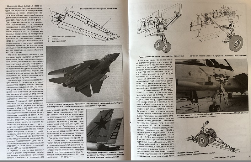 AKL-200502 Авиаколлекция 2005 №2 Палубный истребитель F-14 «Томкэт» (Автор - М.В. Никольский)