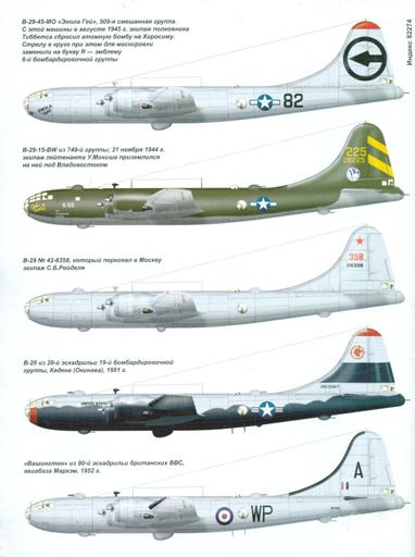 AKL-200801 Авиаколлекция 2008 №1 Тяжелый бомбардировщик B-29 (Автор - В.Г. Ригмант)