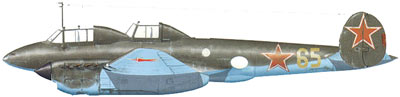MAV-200301 Мир Авиации 2003 №1 (№30) (Вкладка: чертеж Туполев СБ-2М-100 и СБ-2М-103 масштаб 1/72, один лист, две стороны, формат А3)