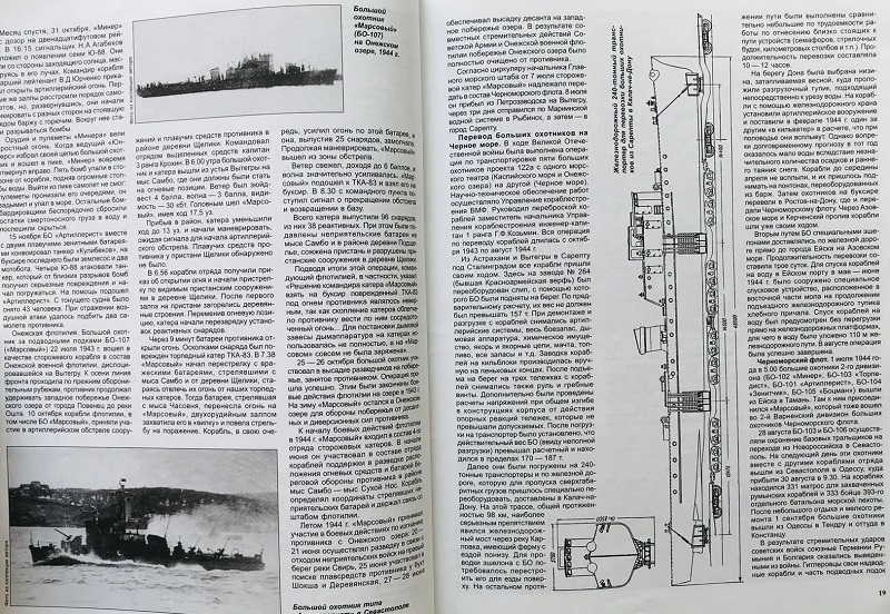 MKL-004 Морская Коллекция. Специальный выпуск 2004 №1 (№4). Большие охотники за подводными лодками проекта 122а/122бис (Автор - П.И. Качур)