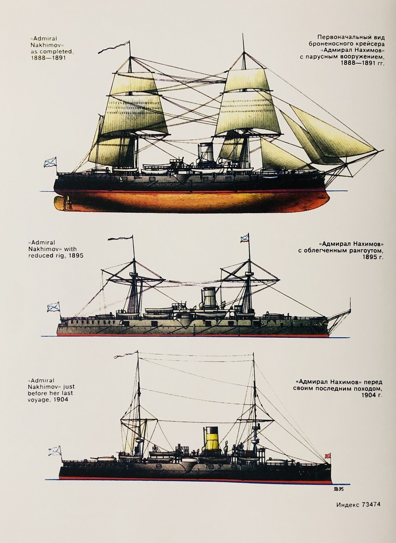 MKL-199502 Морская коллекция 1995 №2 Броненосный крейсер «Адмирал Нахимов» (Автор - С.В. Сулига)