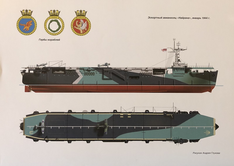 MKL-202306 Морская коллекция 2023 №6 (№285) Эскортные авианосцы типа `Найрана`  (Автор - Сергей Патянин)
